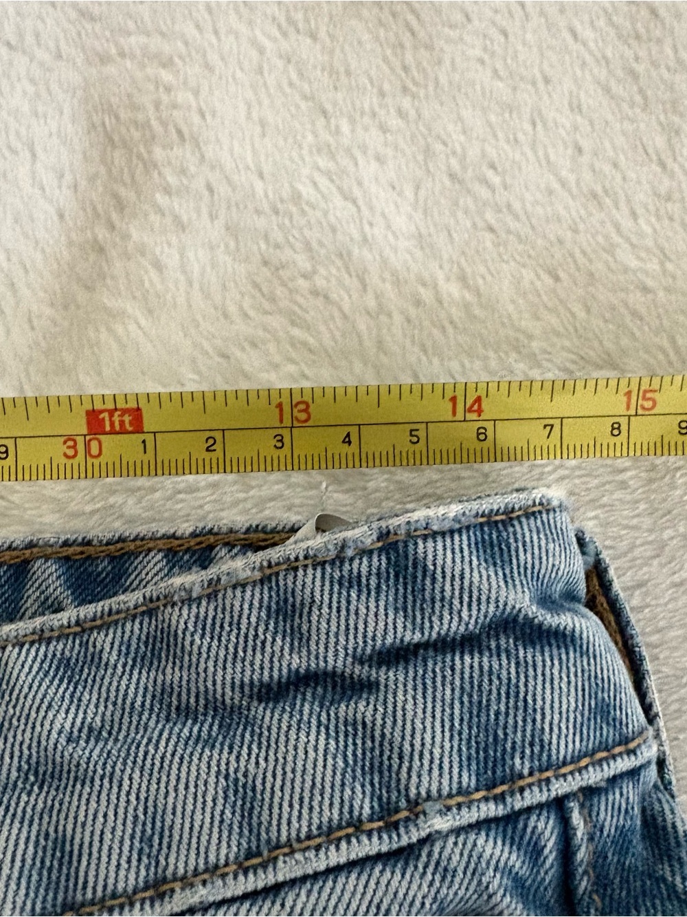 Zara Light Blue Wide-Leg high rise Jeans inseam 32 size 6 - Picture 7 of 7